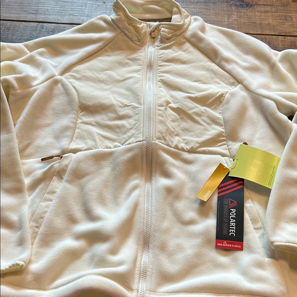 Target Cream Fleece Jacket